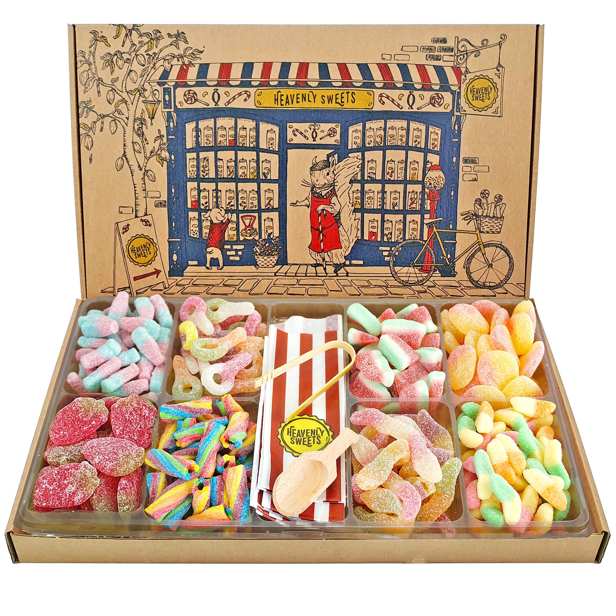 Fizzy Pick and Mix Sweets Gift Box - 1.2kg