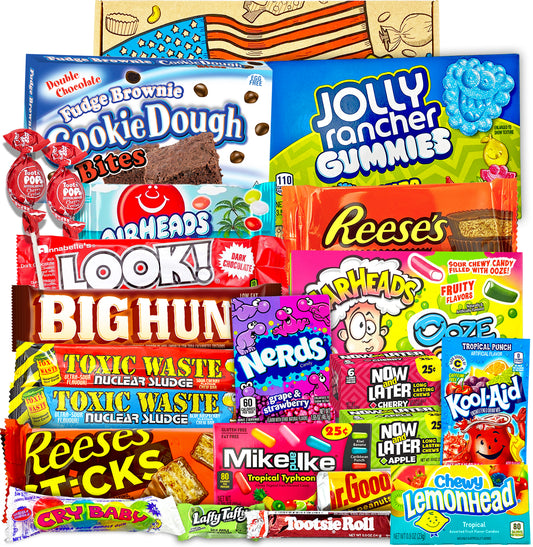 American Sweets & Chocolate Mixed Hamper - Large