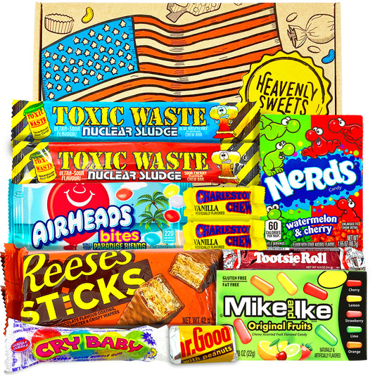 American Candy Chocolate Sweets Gift Box Hamper