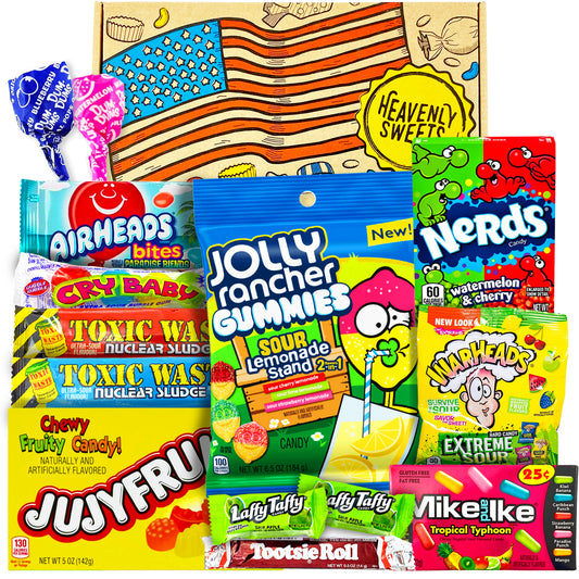 American Vegetarian Candy Chocolate Sweets Gift Box Hamper