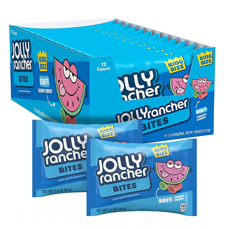 Jolly Rancher Bites King Size 96g (Box of 12)