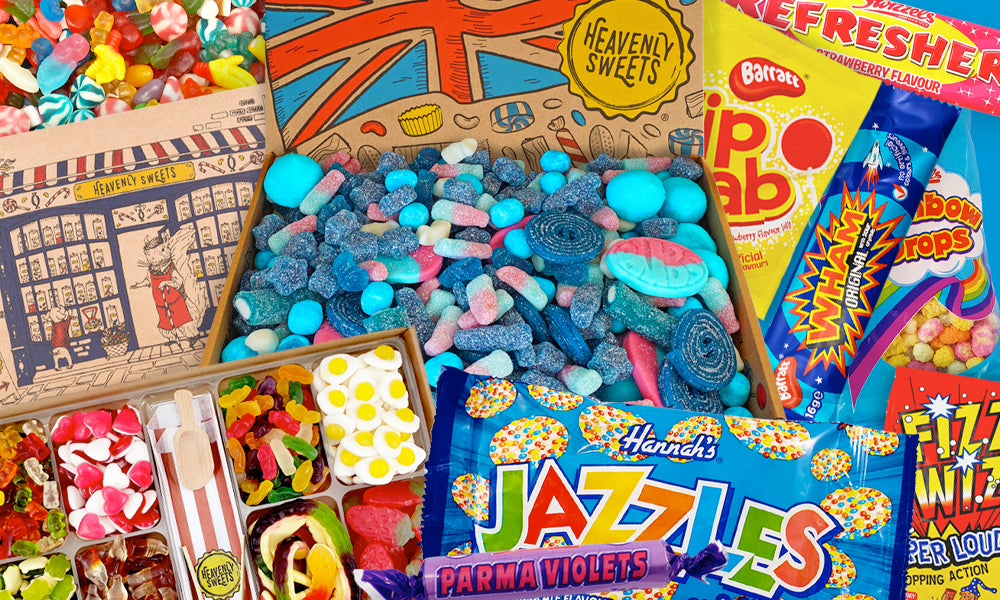 American Sweets & Candy  Pick 'n Mix Gift Boxes Retro Hampers