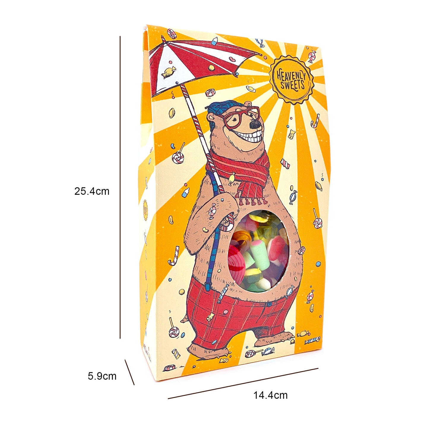 Jelly Pick and Mix Sweets Gift Box Selection 800g - Fathers Day & Birthday