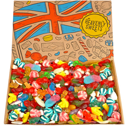 Mixed Jelly Sweets Pick & Mix Hamper Selection 850g - Fathers Day & Birthday